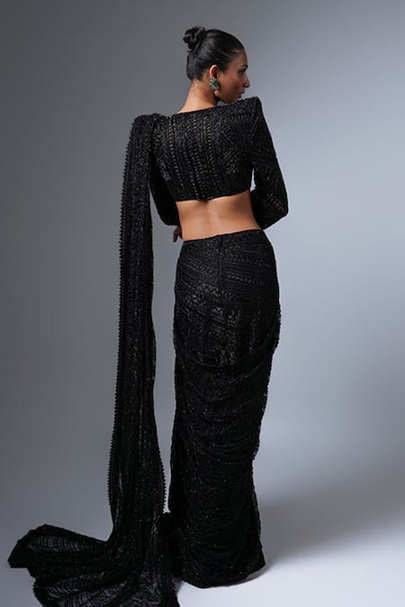 Ritika Mirchandani Maryam Embroidered Skirt Saree & Blouse Set 