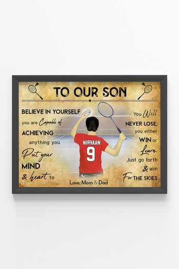 My Kids Wall Black Engineered Wood Badminton Player Boy Personalised Motivational Wall Art Online at Aza Fashions My Kids Wall_Black Engineered Wood Badminton Player Boy Personalised Motivational Wall Art_Online_at_Aza_Fashions