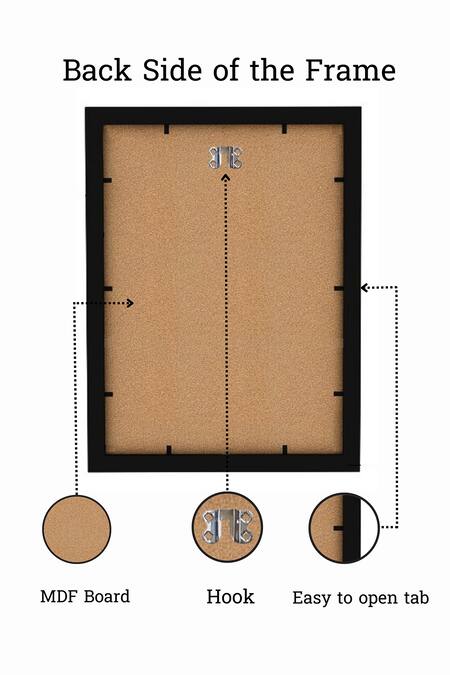 Shop_My Kids Wall_Black Engineered Wood Football Player Personalised Framed Wall Art 3 Pcs Set_Online_at_Aza_Fashions