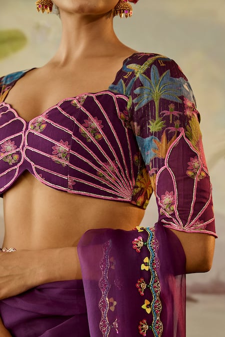 Baise Gaba Naila Floral Print Blouse 