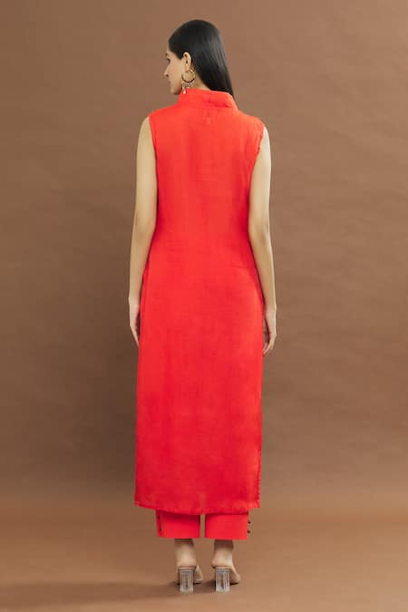 Varsha Wadhwa Resham Work Kurta & Pant Set 