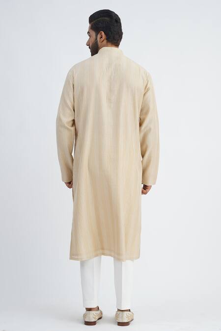 Sankalan - Men Dori Embroidered Kurta & Straight Pant Set 