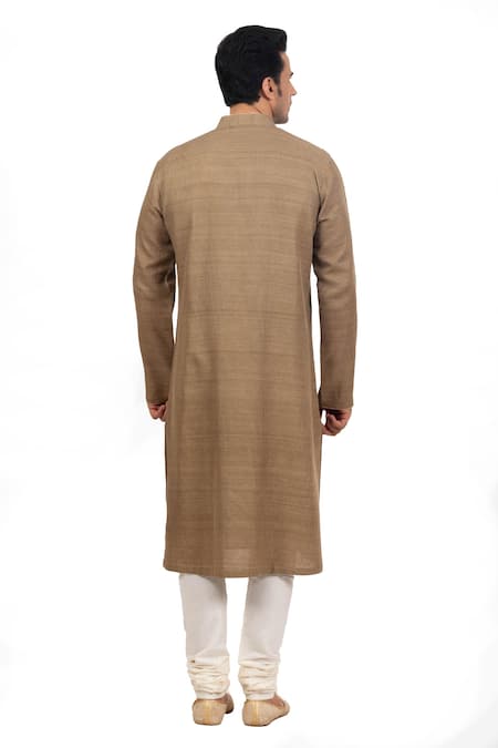 Sankalan - Men Hand Embroidered Kurta & Churidar Set 