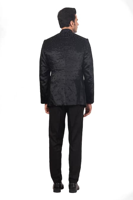 Sankalan - Men Hand Embroidered Bandhgala & Pant Set 