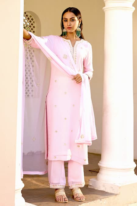 Bbaawri Gota Embroidered Kurta Set 