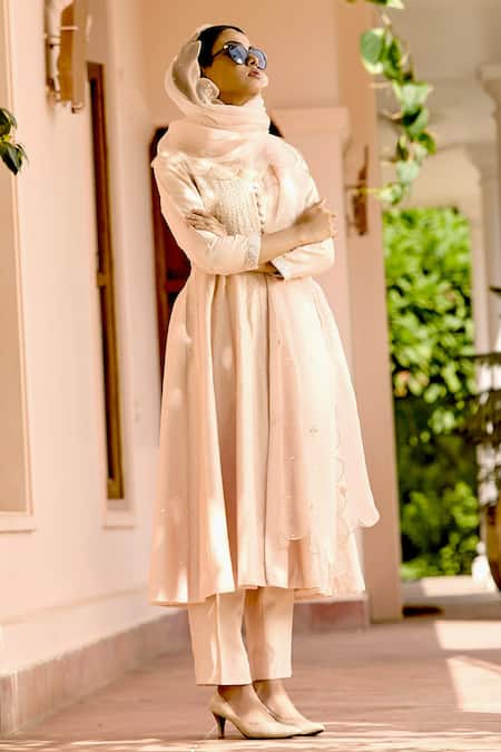 Bbaawri Yoke Embroidered Anarkali Set 