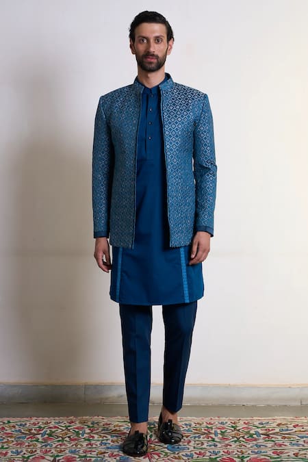 Gargee Designers Neelam Chakor Bandhgala Pant Set 