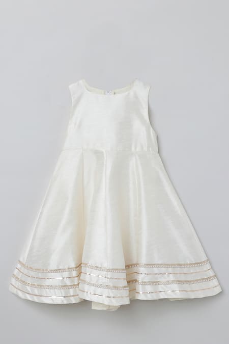 Byb Premium_Pink Silk, Organza Pearls Embroidered Dress With Jacket _at_Aza_Fashions