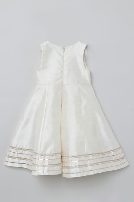 Buy_Byb Premium_Pink Silk, Organza Pearls Embroidered Dress With Jacket 