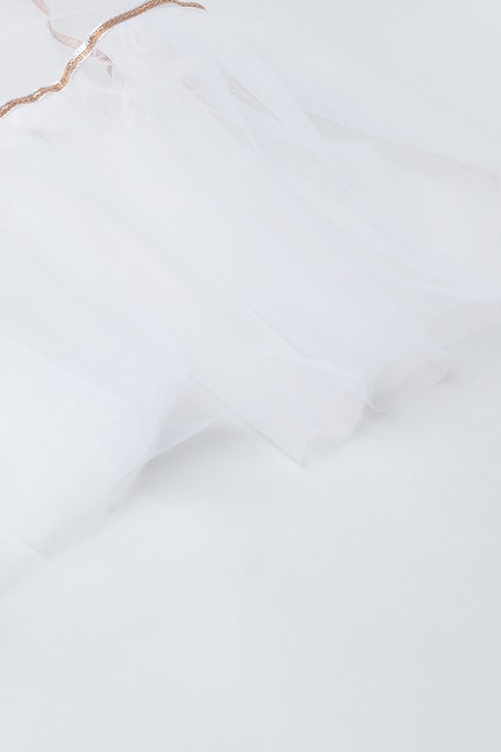 Buy_Byb Premium_Pink Organza Pearls Embroidered Top Flared Lehenga Set _Online_at_Aza_Fashions