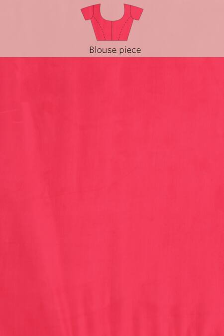 Sayisha Red Silk Woven Floral Stripe And Vintage Pattern Saree With Running Blouse Online at Aza Fashions Sayisha_Red Silk Woven Floral Stripe And Vintage Pattern Saree With Running Blouse_Online_at_Aza_Fashions