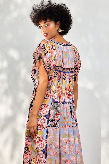 Bhanuni By Jyoti Amara Floral Print Kaftan 