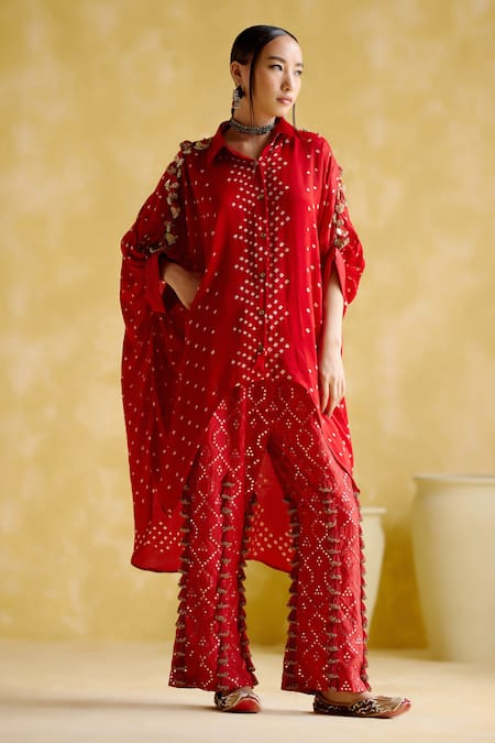 5Elements Coin Tassel Embellished Kaftan 