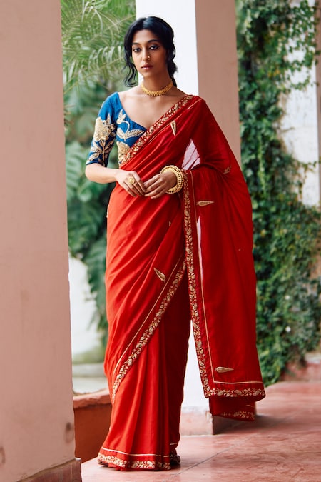 Red Colour Kanchipuram Silk Saree Bollywood Style Saree Party Wear Saree  Wedding Wear Pure Zari Slik Saree With Have Brocade Blouse - Etsy Ireland