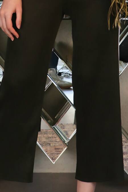 Shop_Tasuvure_Green Polyester Carol Hooded Top With Pant _Online_at_Aza_Fashions