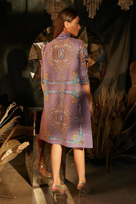Tasuvure Medusa Renaissance Print Dress 