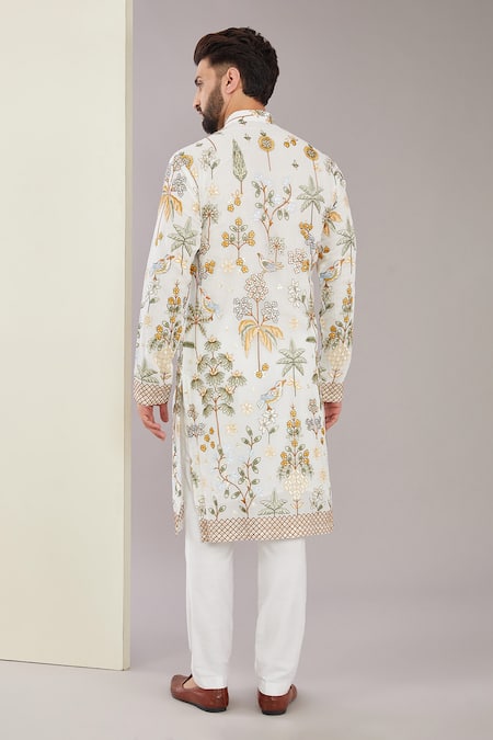 Kasbah Forest Embroidered Patterned Kurta 