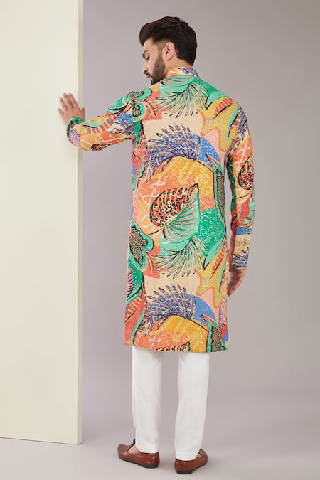 Kasbah Foliage Print Kurta Set 