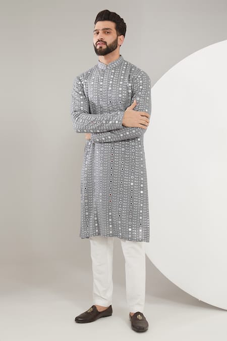 Kasbah Mirror Embroidered Kurta 