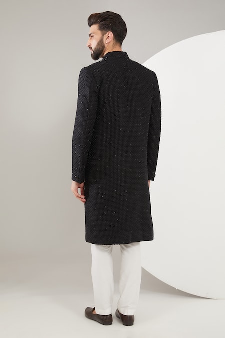 Kasbah Cutdana Work Sherwani Set 