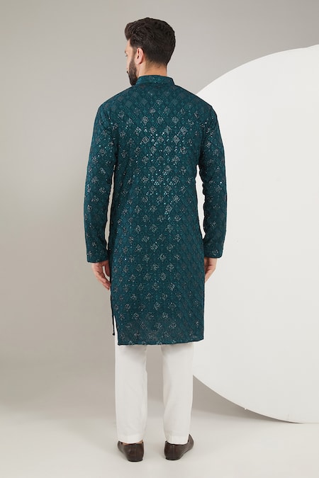 Kasbah Chikankari Embroidered Kurta Set 