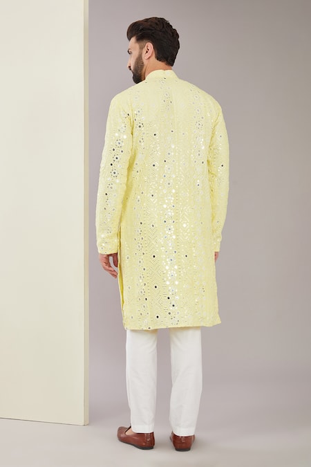 Kasbah Mirror & Threadwork Kurta Set 
