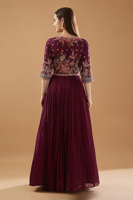 Baidehi Hand Embroidered Anarkali With Dupatta 