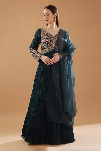 Panel cut Anarkali with dupatta MHK330 main image 1