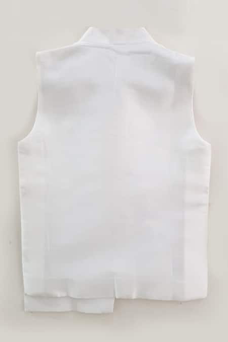 Turqidz By Shweta Aggarwal Airplane Thread Embroidered Waistcoat 