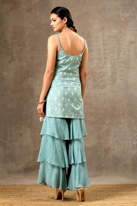 Bbaawri Florette Woven Kurta Sharara Set 