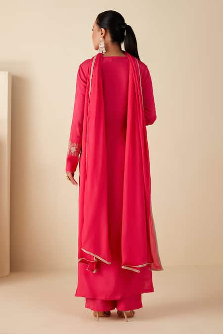 Suruchi Parakh Hand Embroidered Kurta Pant Set 