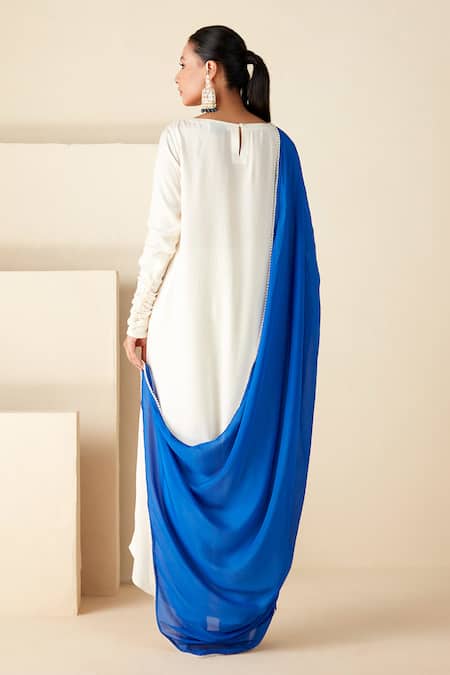 Suruchi Parakh Thread Hand Embroidered Kurta Set 