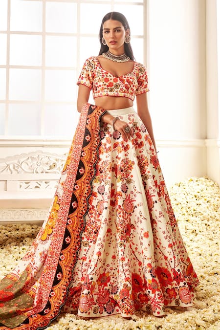 Baby Pink Lehenga Choli Set | Wedding wear Lehengas– Inddus.in