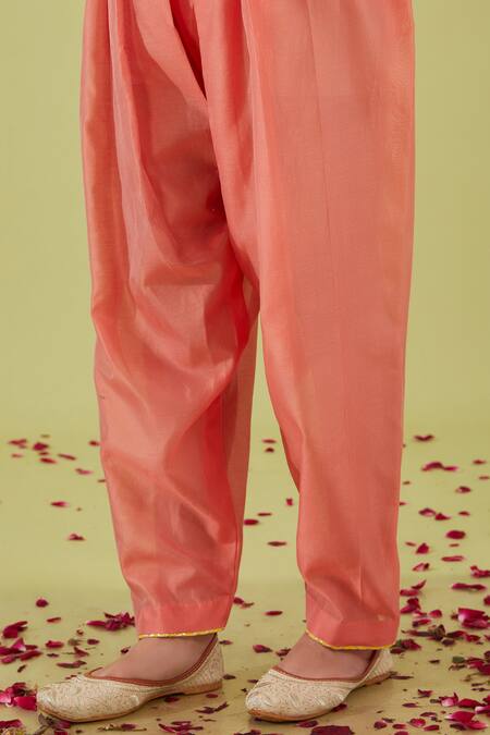 Buy Preeti S Kapoor Pink Organza, Chanderi Gota Patti, Gardenia Nakshi Yoke Embroidered Anarkali Set Online at Aza Fashions Buy_Preeti S Kapoor_Pink Organza, Chanderi Gota Patti, Gardenia Nakshi Yoke Embroidered Anarkali Set _Online_at_Aza_Fashions