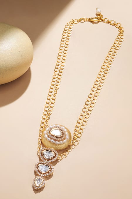 Joules by Radhika Mystical Polki Necklace 