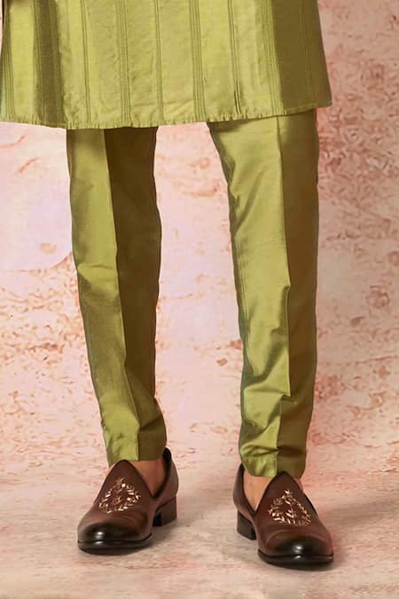 Asuka_Multi Color Cotton, Silk Embroidery Floral Cluster Bundi Set _Online_at_Aza_Fashions