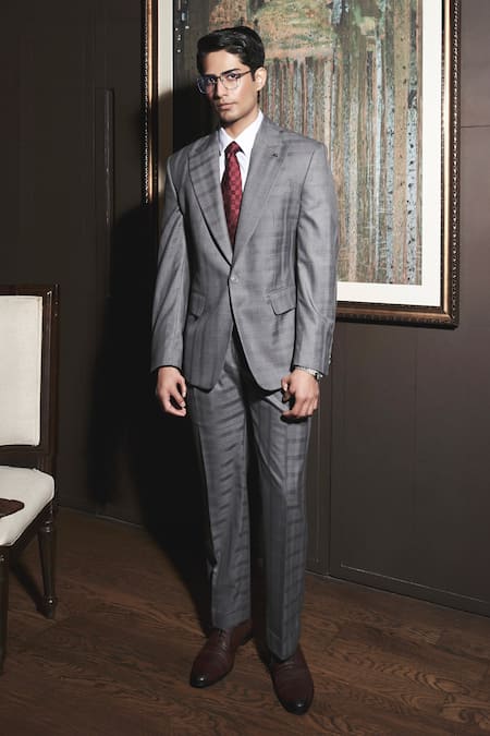 Boutique (Blazer + Vest + Trousers) Fashion Business Men's Plaid Elegant  Gentleman Casual Comfortable Slim Dress Formal 3-piece - AliExpress