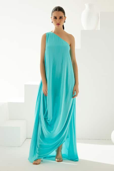 Wear JaJa One Shoulder Solid Dress 