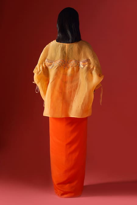 Megha Garg Sequins Hand Embroidered Jacket Pant Set 