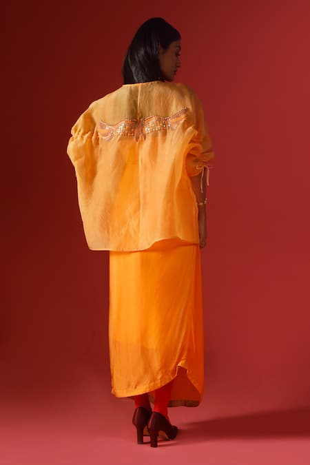 Megha Garg Hand Embroidered Jacket Skirt Set 