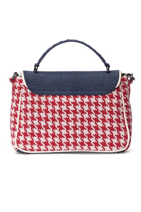 Charlotte Houndstooth Bag