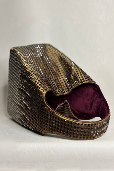 Buy ETCETERA Brown Embellished Rouge Rhinestone Mini Bag Online at Aza Fashions Buy_ETCETERA_Brown Embellished Rouge Rhinestone Mini Bag _Online_at_Aza_Fashions