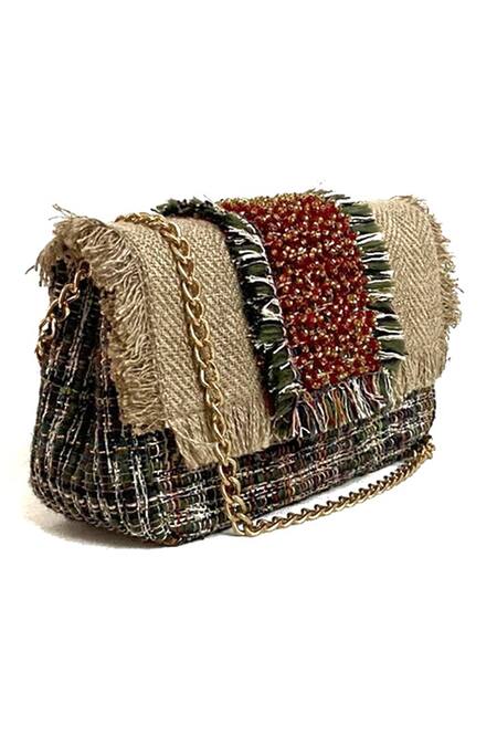 Buy_ETCETERA_Beige Embellished Sparkle Splendour Crossbody Bag_Online_at_Aza_Fashions