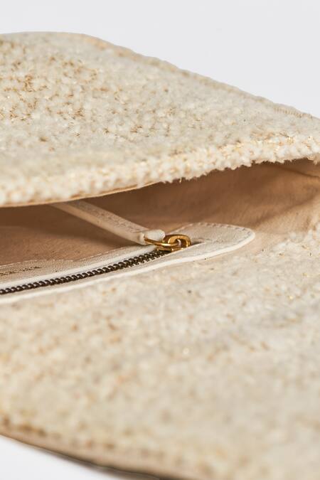 Shop Etcetera Cream Pearls Cotton Looped Thread Handbag Online at Aza Fashions Shop_Etcetera_Cream Pearls Cotton Looped Thread Handbag _Online_at_Aza_Fashions