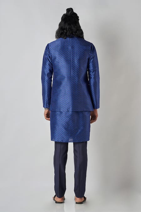 Bubber Blu Sphere Loop Print Bundi 