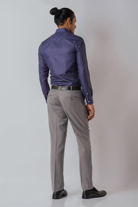 Bubber Blu Mini Quad Print Shirt 