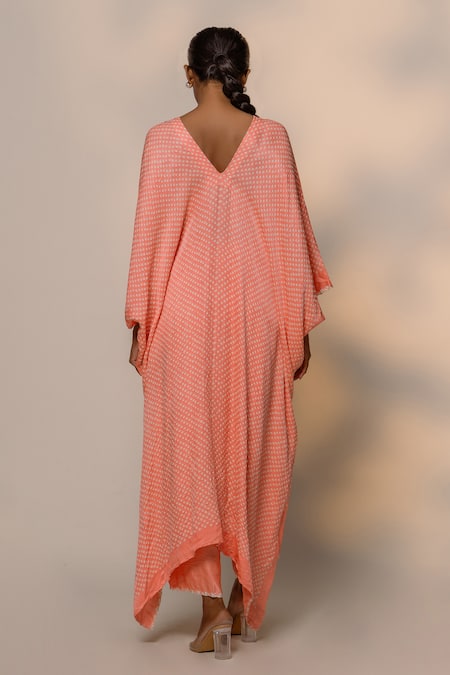 Dyelogue Sakura Printed Kurta & Straight Palazzo Set 