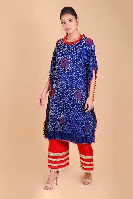 Dyelogue Valley Of Flowers Kaftan 