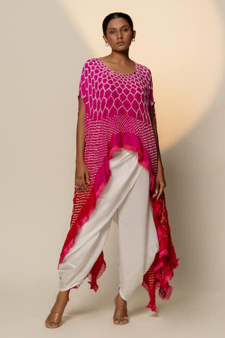 Dyelogue Wrap Solid Dhoti Pant 