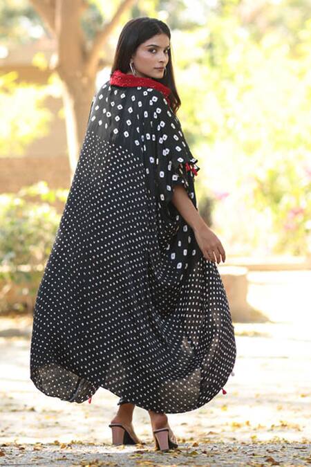 Dyelogue Bandhani Pattern Overlap Top 